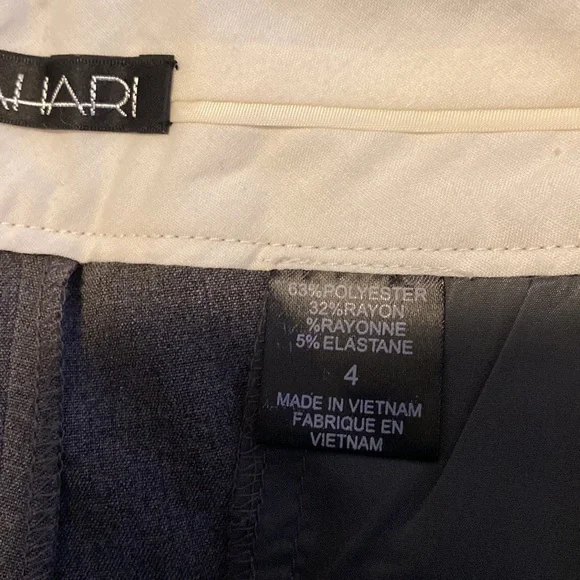 Tall 33 inseam Tahari grey blazer and pants - Picture 6 of 12